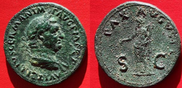 Vitellio sesterzio 69 d.C. (Roma)