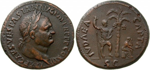 Prova - Sesterzio Vespasiano - Ivdaea Capta 1800 (Roma)